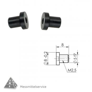 Adapter-Paar 5 mm für Gewinde-Messeinsätze (Paar)